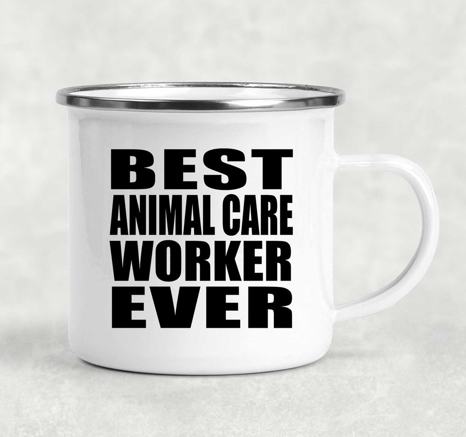 Best Animal Care Worker Ever - 12oz Camping Mug