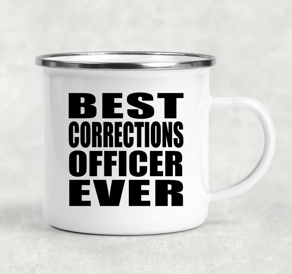 Best Corrections Officer Ever - 12oz Camping Mug