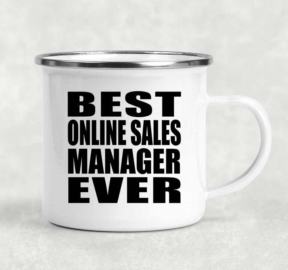 Best Online Sales Manager Ever - 12oz Camping Mug