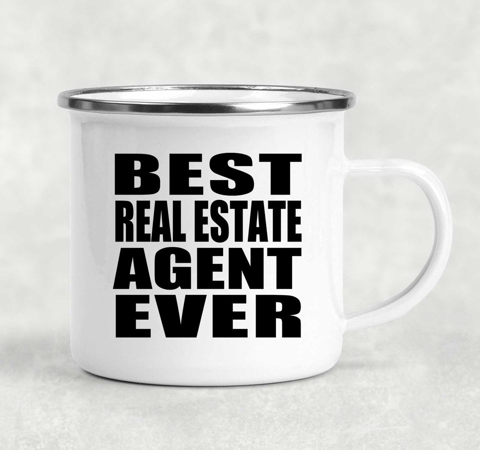Best Real Estate Agent Ever - 12oz Camping Mug