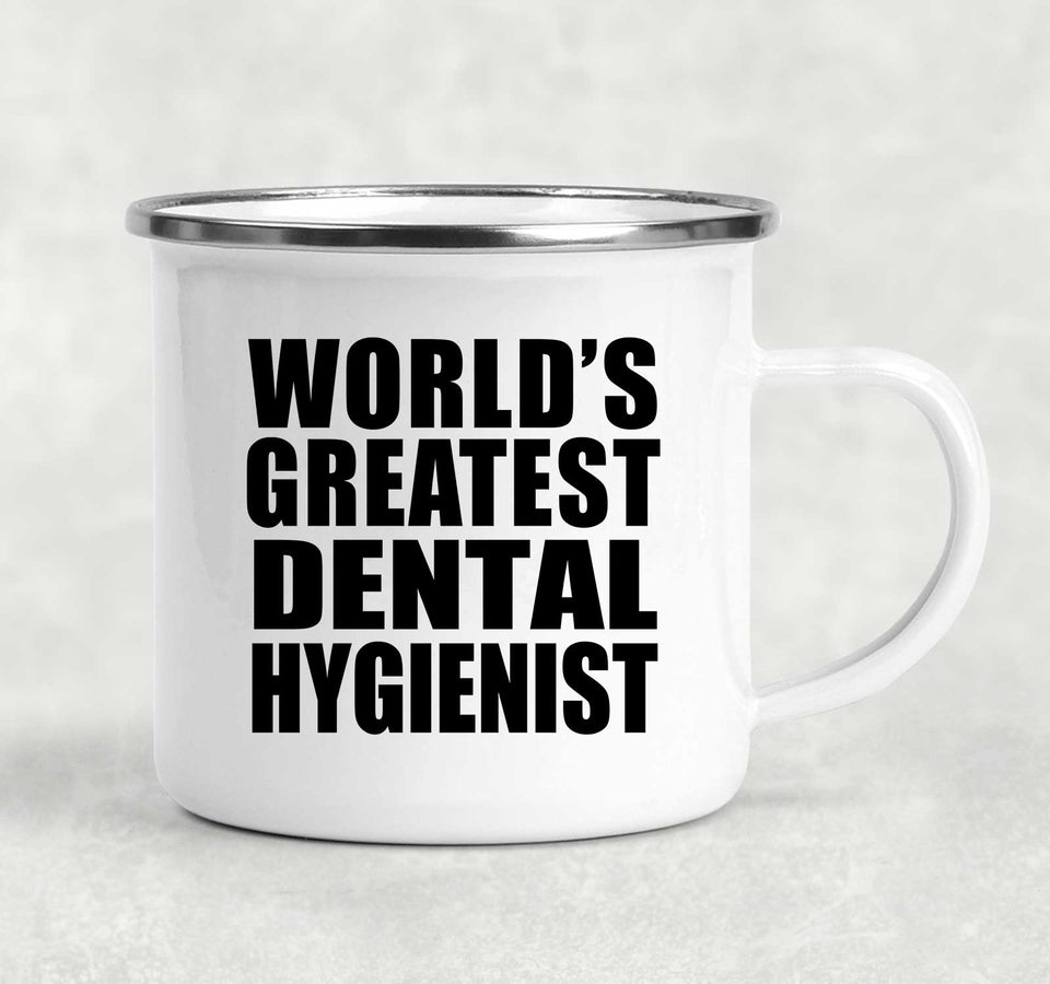 World's Greatest Dental Hygienist - 12oz Camping Mug