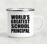 World's Greatest School Principal - 12oz Camping Mug