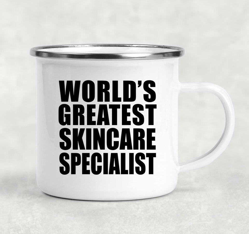 World's Greatest Skincare Specialist - 12oz Camping Mug