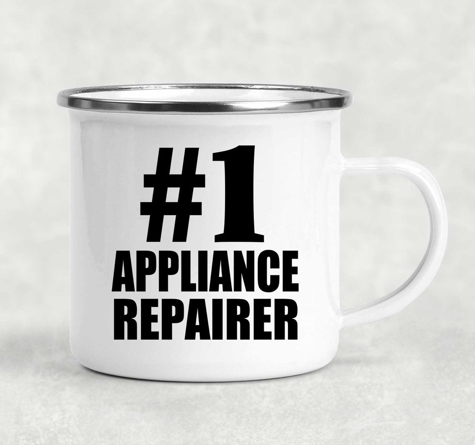 Number One #1 Appliance Repairer - 12oz Camping Mug