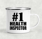 Number One #1 Health Inspector - 12oz Camping Mug