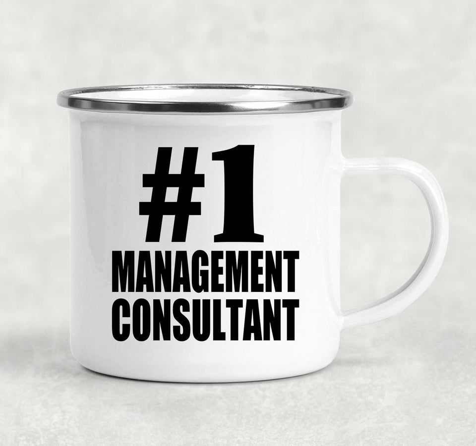 Number One #1 Management Consultant - 12oz Camping Mug