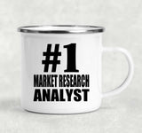 Number One #1 Market Research Analyst - 12oz Camping Mug