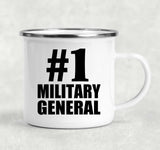 Number One #1 Military General - 12oz Camping Mug