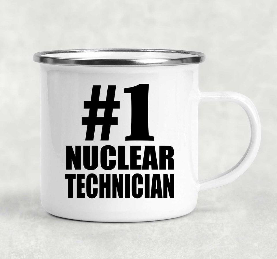 Number One #1 Nuclear Technician - 12oz Camping Mug