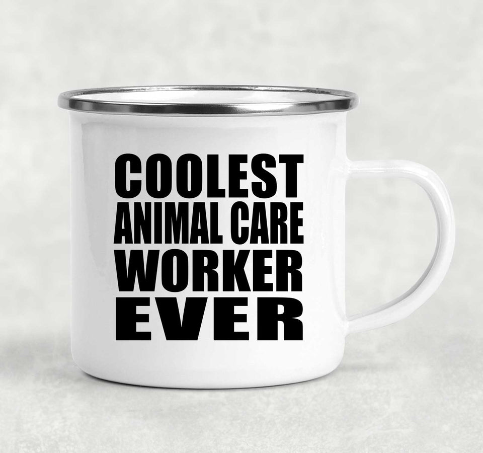 Coolest Animal Care Worker Ever - 12oz Camping Mug