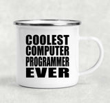 Coolest Computer Programmer Ever - 12oz Camping Mug