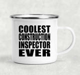 Coolest Construction Inspector Ever - 12oz Camping Mug
