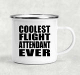 Coolest Flight Attendant Ever - 12oz Camping Mug