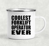 Coolest Forklift Operator Ever - 12oz Camping Mug