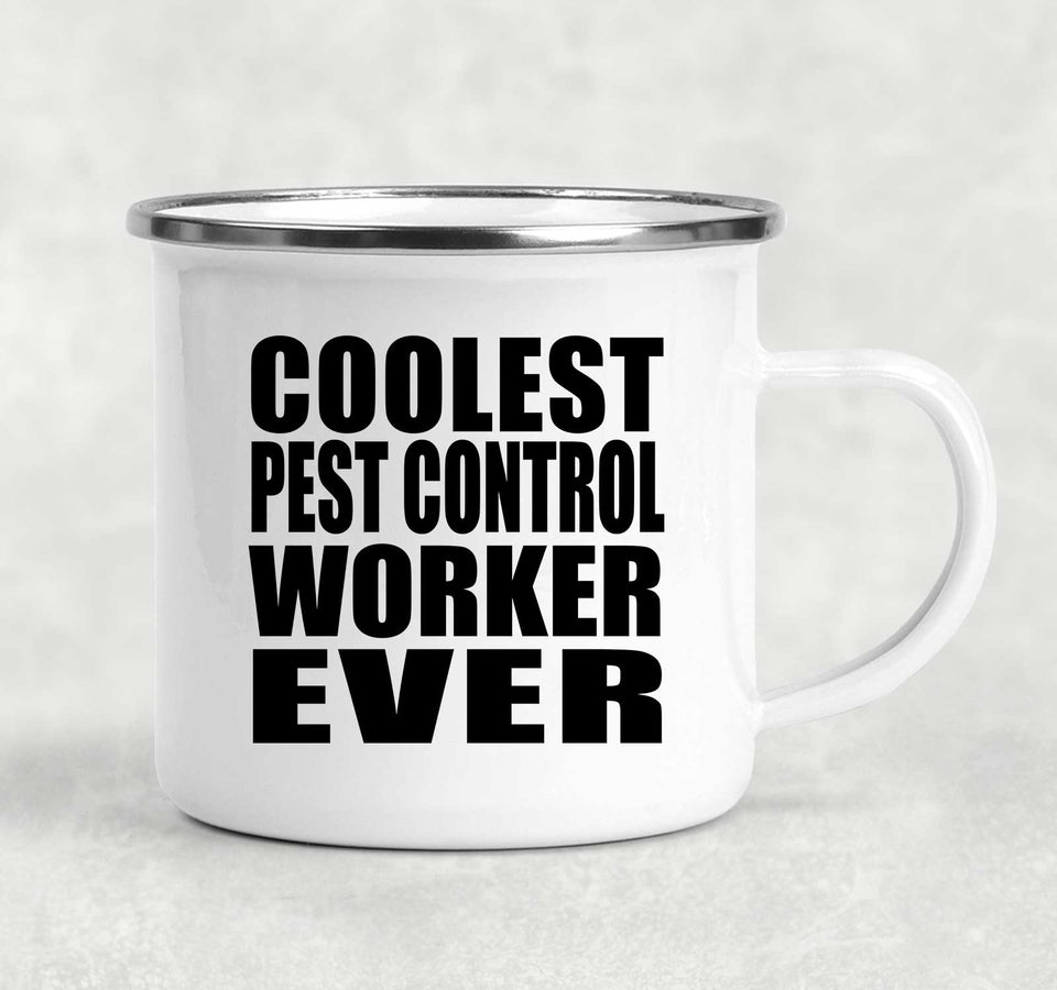 Coolest Pest Control Worker Ever - 12oz Camping Mug