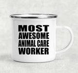 Most Awesome Animal Care Worker - 12oz Camping Mug