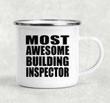 Most Awesome Building Inspector - 12oz Camping Mug