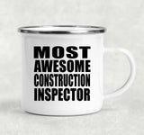 Most Awesome Construction Inspector - 12oz Camping Mug