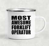 Most Awesome Forklift Operator - 12oz Camping Mug