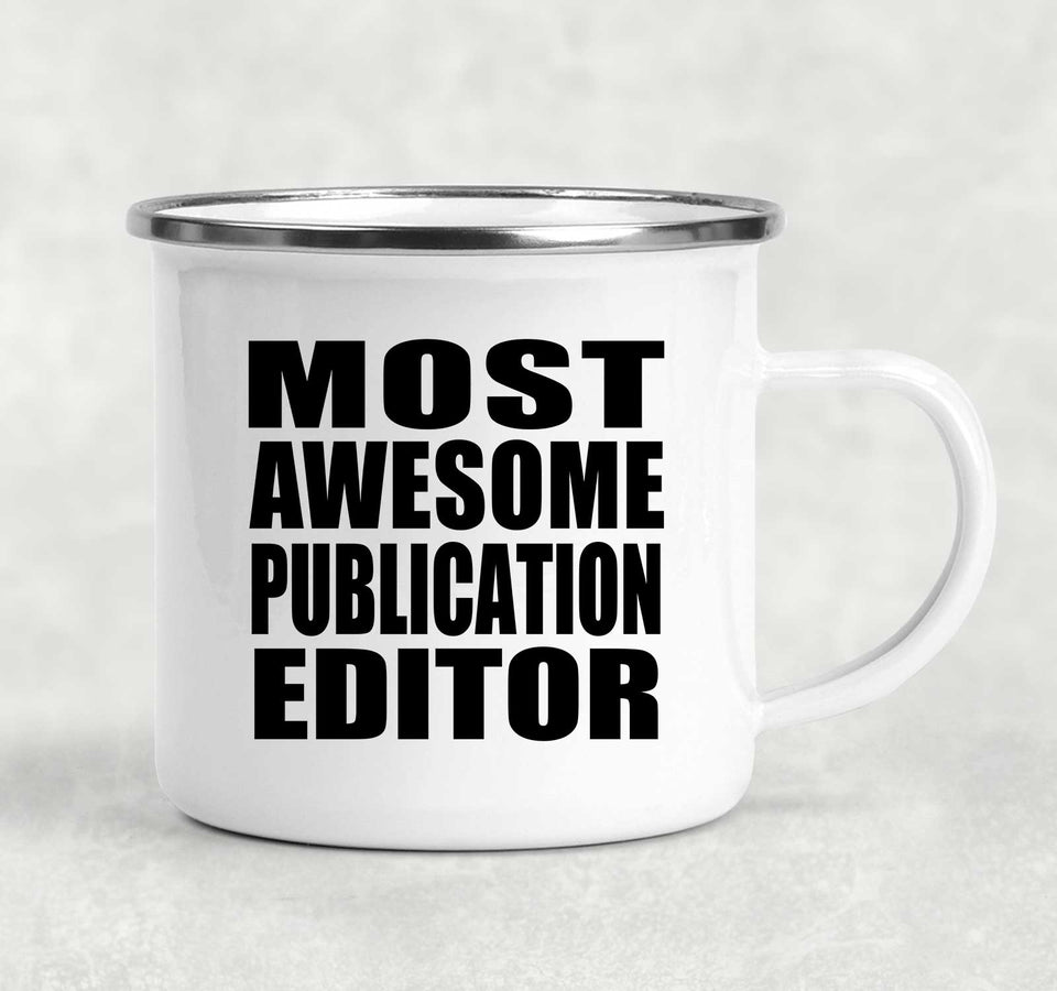 Most Awesome Publication Editor - 12oz Camping Mug