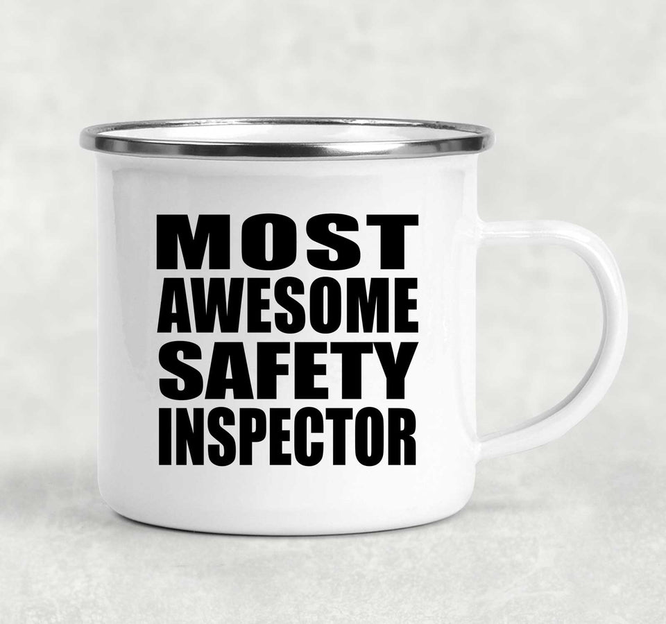Most Awesome Safety Inspector - 12oz Camping Mug