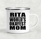 Rita World's Okayest Mom - 12oz Camping Mug