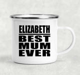 Elizabeth Best Mum Ever - 12oz Camping Mug