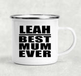 Leah Best Mum Ever - 12oz Camping Mug