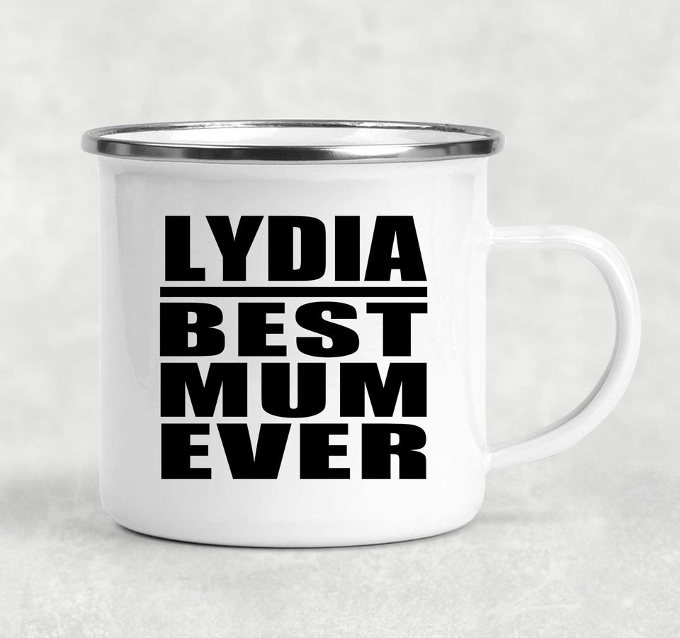 Lydia Best Mum Ever - 12oz Camping Mug