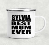 Sylvia Best Mum Ever - 12oz Camping Mug