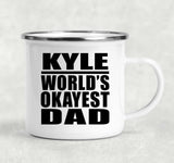 Kyle World's Okayest Dad - 12oz Camping Mug