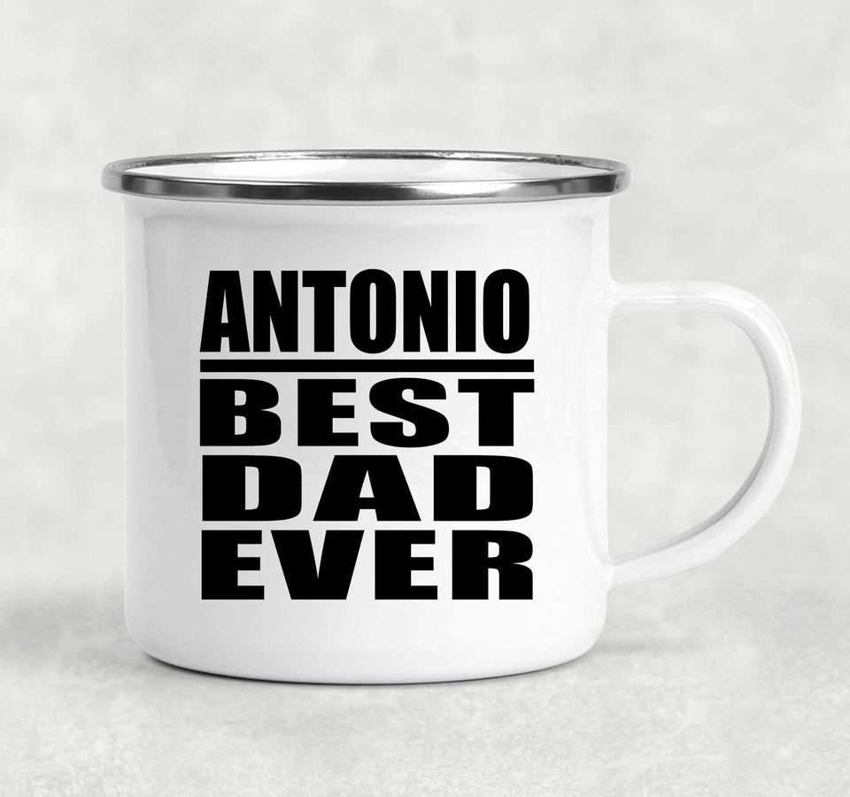 Antonio Best Dad Ever - 12oz Camping Mug