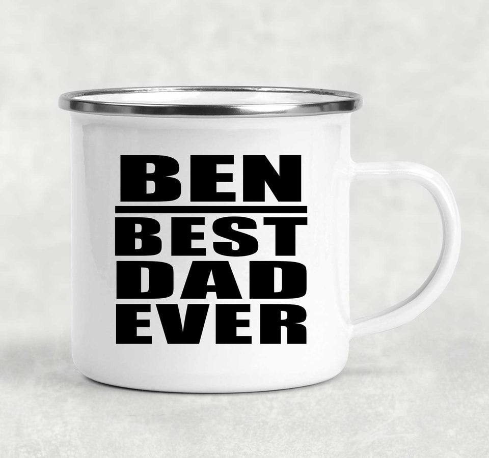 Ben Best Dad Ever - 12oz Camping Mug