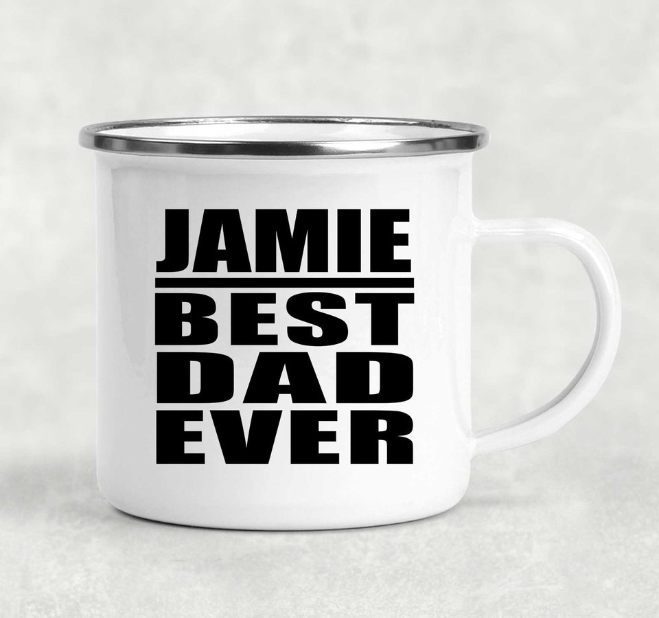 Jamie Best Dad Ever - 12oz Camping Mug