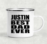 Justin Best Dad Ever - 12oz Camping Mug