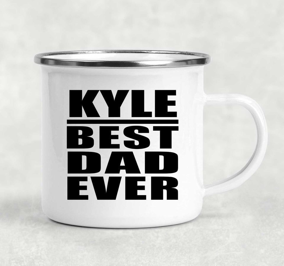 Kyle Best Dad Ever - 12oz Camping Mug