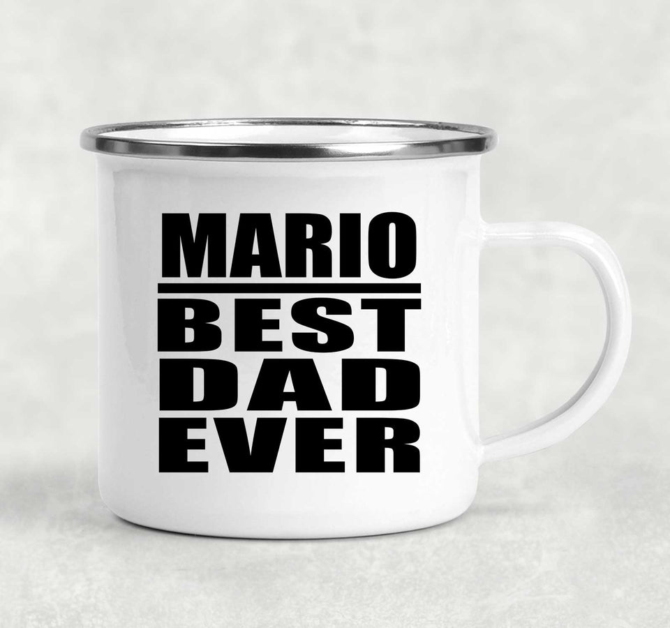 Mario Best Dad Ever - 12oz Camping Mug