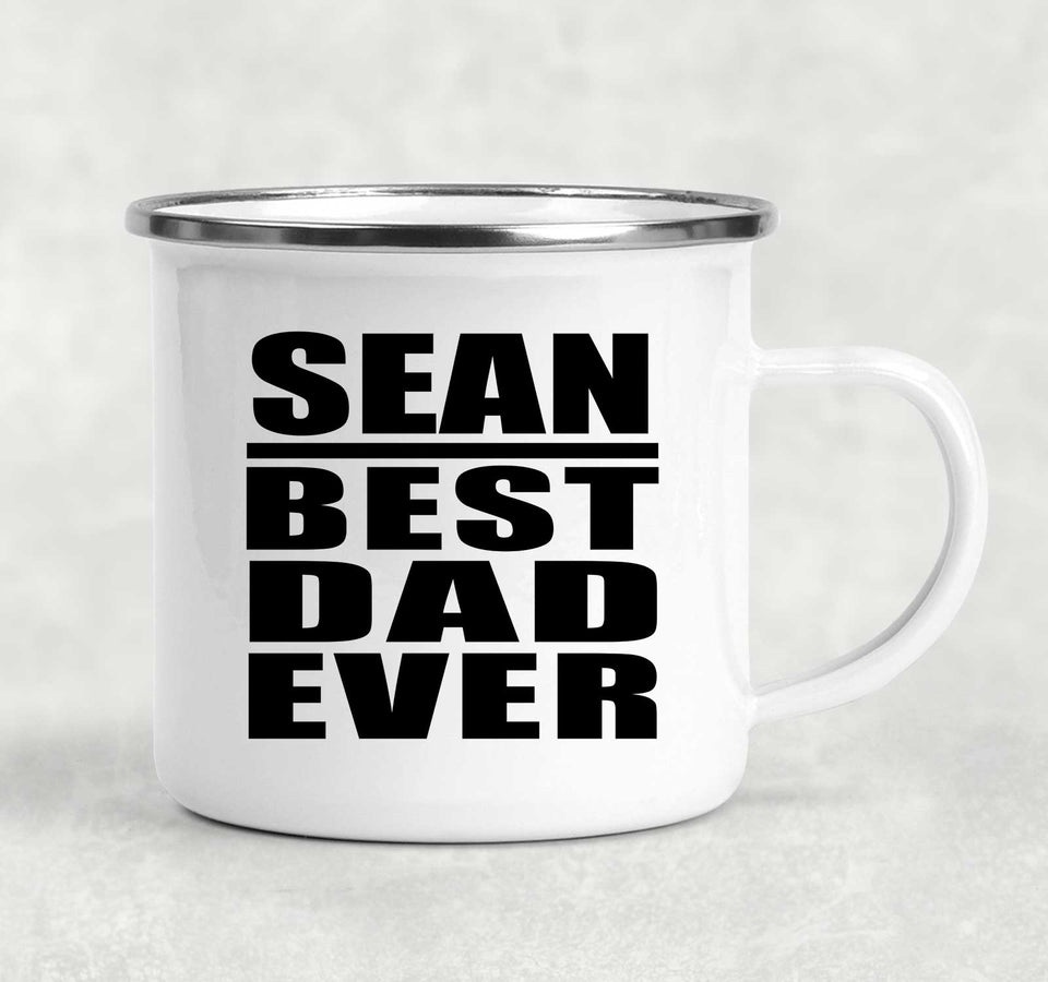 Sean Best Dad Ever - 12oz Camping Mug