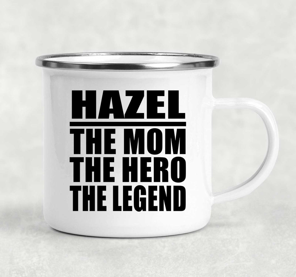 Hazel The Mom The Hero The Legend - 12oz Camping Mug