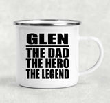 Glen The Dad The Hero The Legend - 12oz Camping Mug