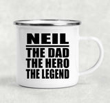 Neil The Dad The Hero The Legend - 12oz Camping Mug