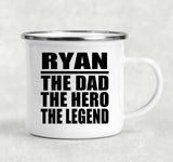 Ryan The Dad The Hero The Legend - 12oz Camping Mug