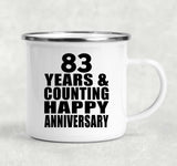 Happy 83rd Anniversary 83 Years & Counting - 12oz Camping Mug