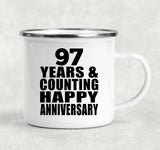 Happy 97th Anniversary 97 Years & Counting - 12oz Camping Mug