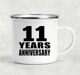 11th Anniversary 11 Years - 12oz Camping Mug