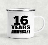 16th Anniversary 16 Years - 12oz Camping Mug