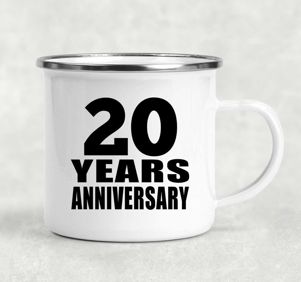 20th Anniversary 20 Years - 12oz Camping Mug