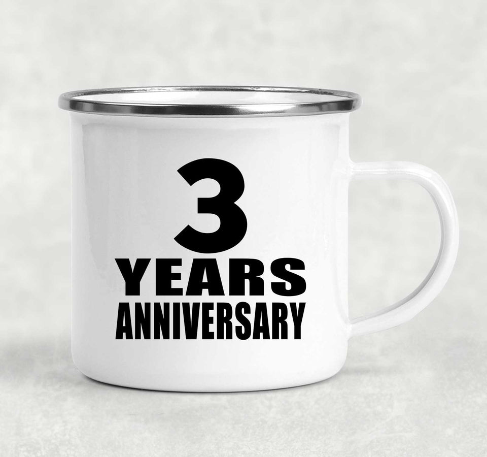 3rd Anniversary 3 Years - 12oz Camping Mug