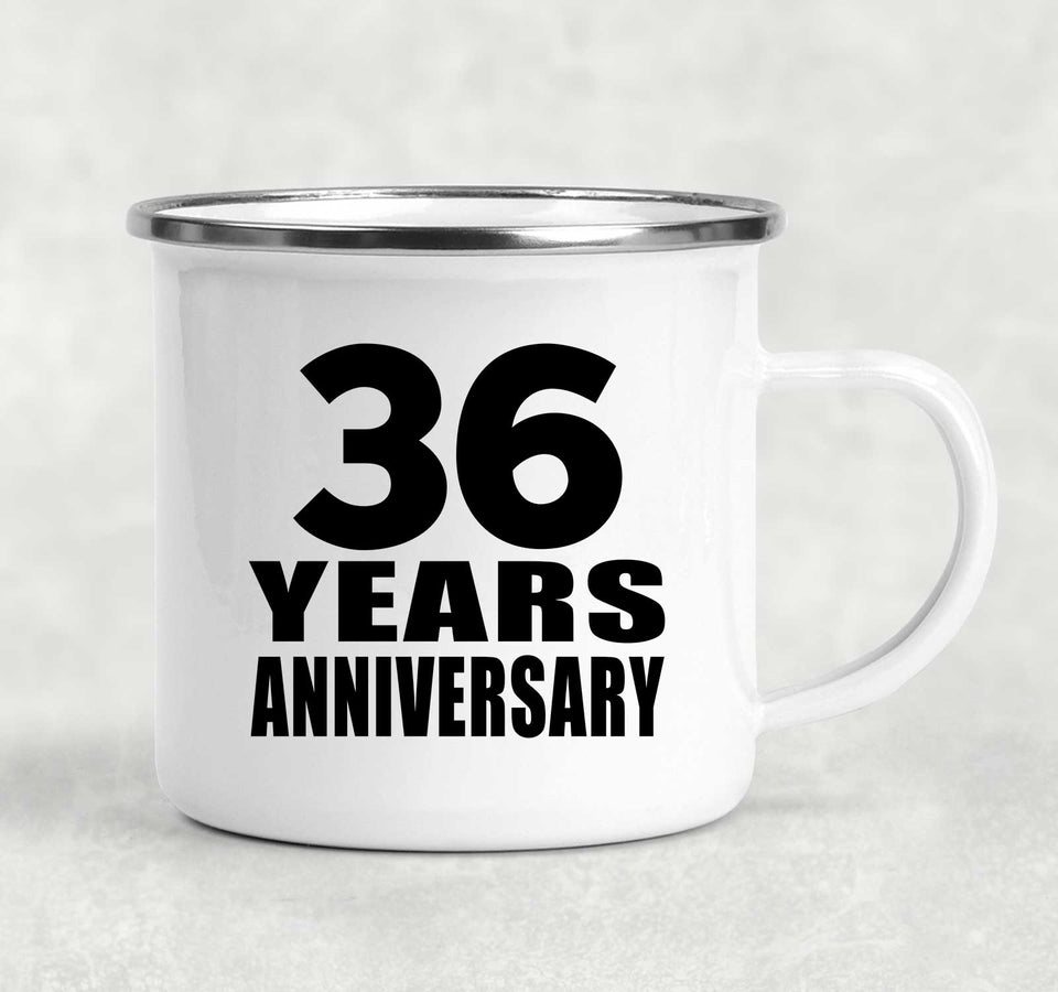 36th Anniversary 36 Years - 12oz Camping Mug