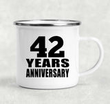 42nd Anniversary 42 Years - 12oz Camping Mug